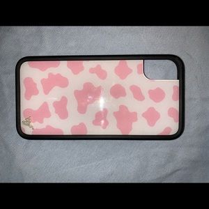 pink moo moo iphone xs/x wildflower case
